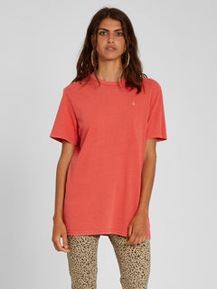 Solid Stone T-shirt - Rosewood (B3512113_ROS) [F]