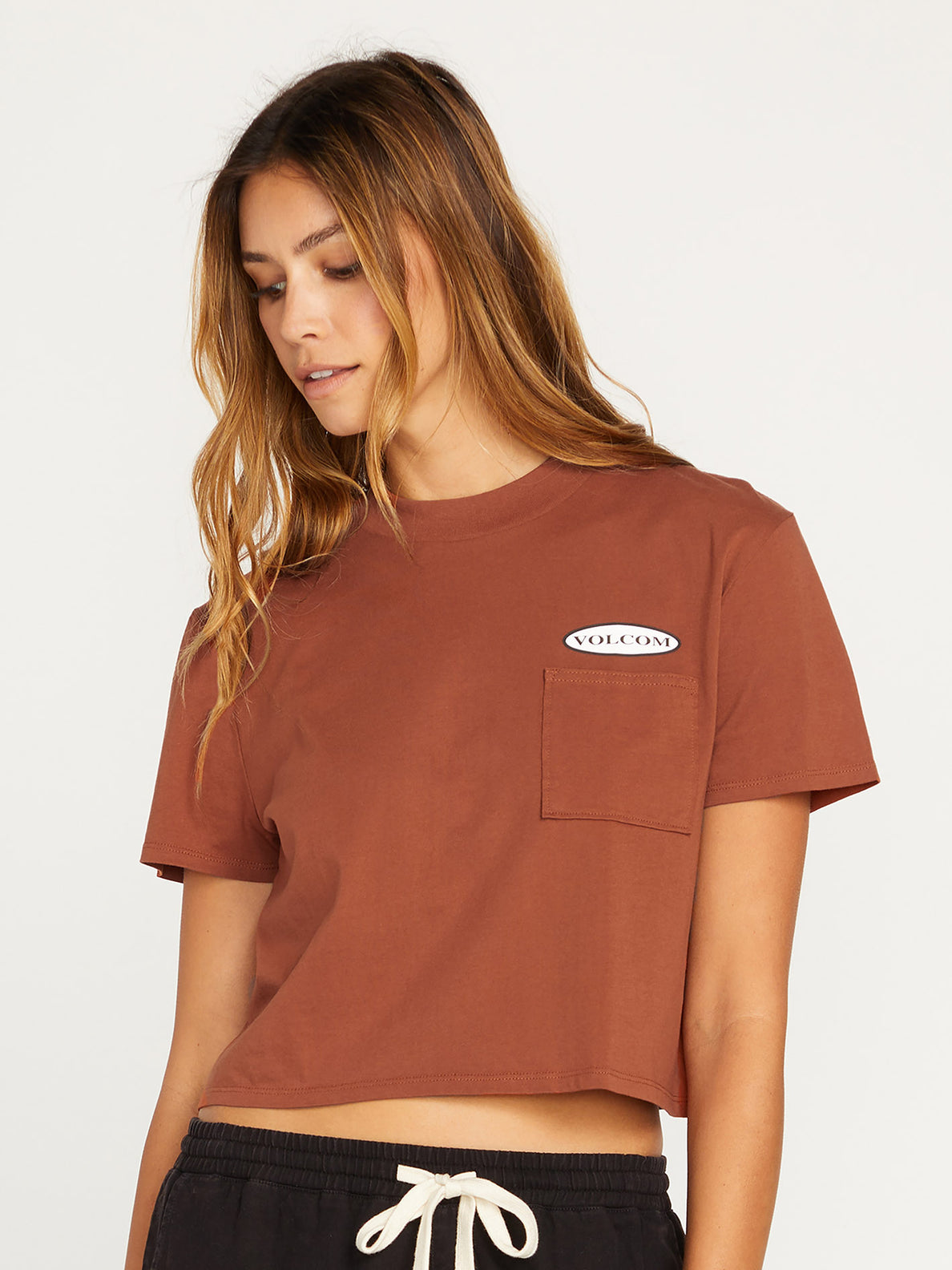 volcom pocket tee