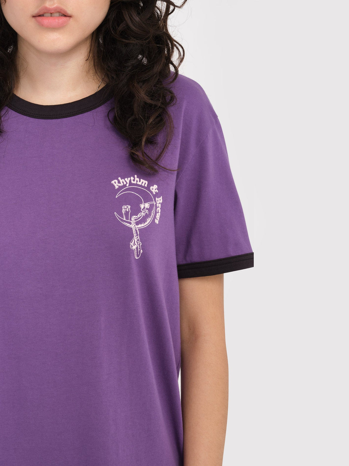 Purple ringer sales tee