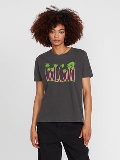 Truly Ringer T-shirt - BLACK (B3532202_BLK) [F]