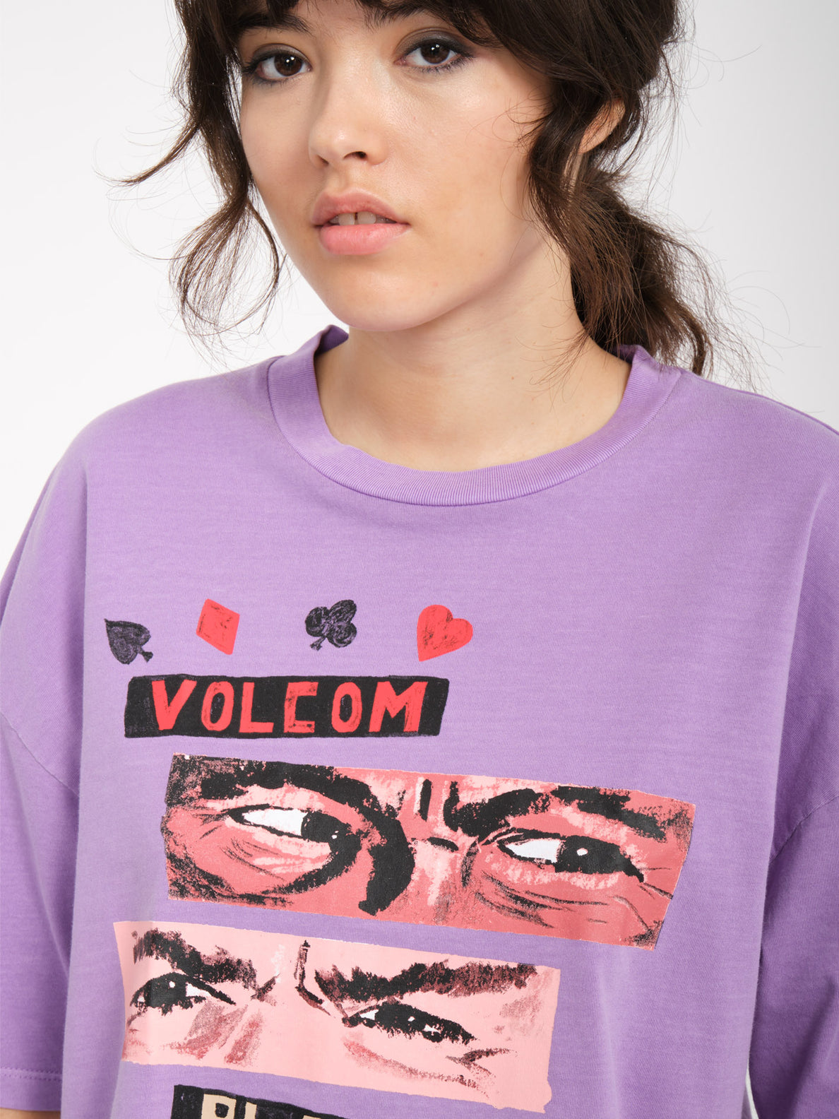Play The T shirt PAISLEY PURPLE Women Volcom EUROPE Volcom