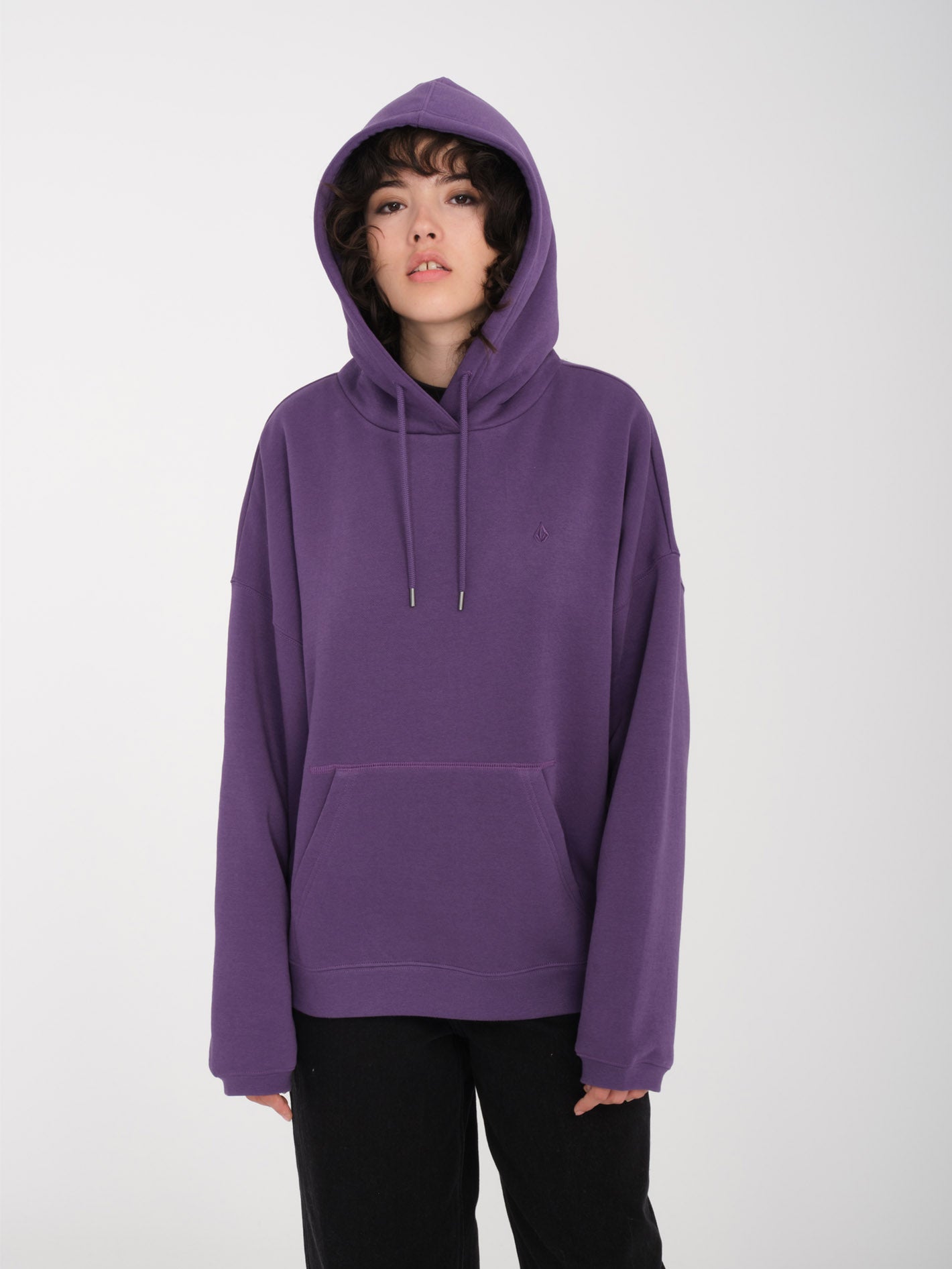 Stone Heart Up Hoodie DEEP PURPLE Women Volcom EU Volcom Europe