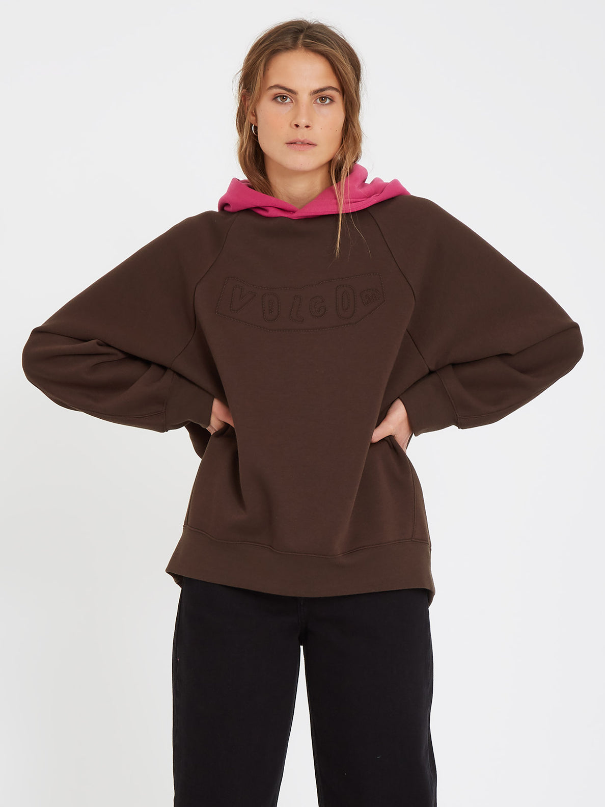 Weirdi Hoodie - DARK BROWN (B4132104_DBR) [5]