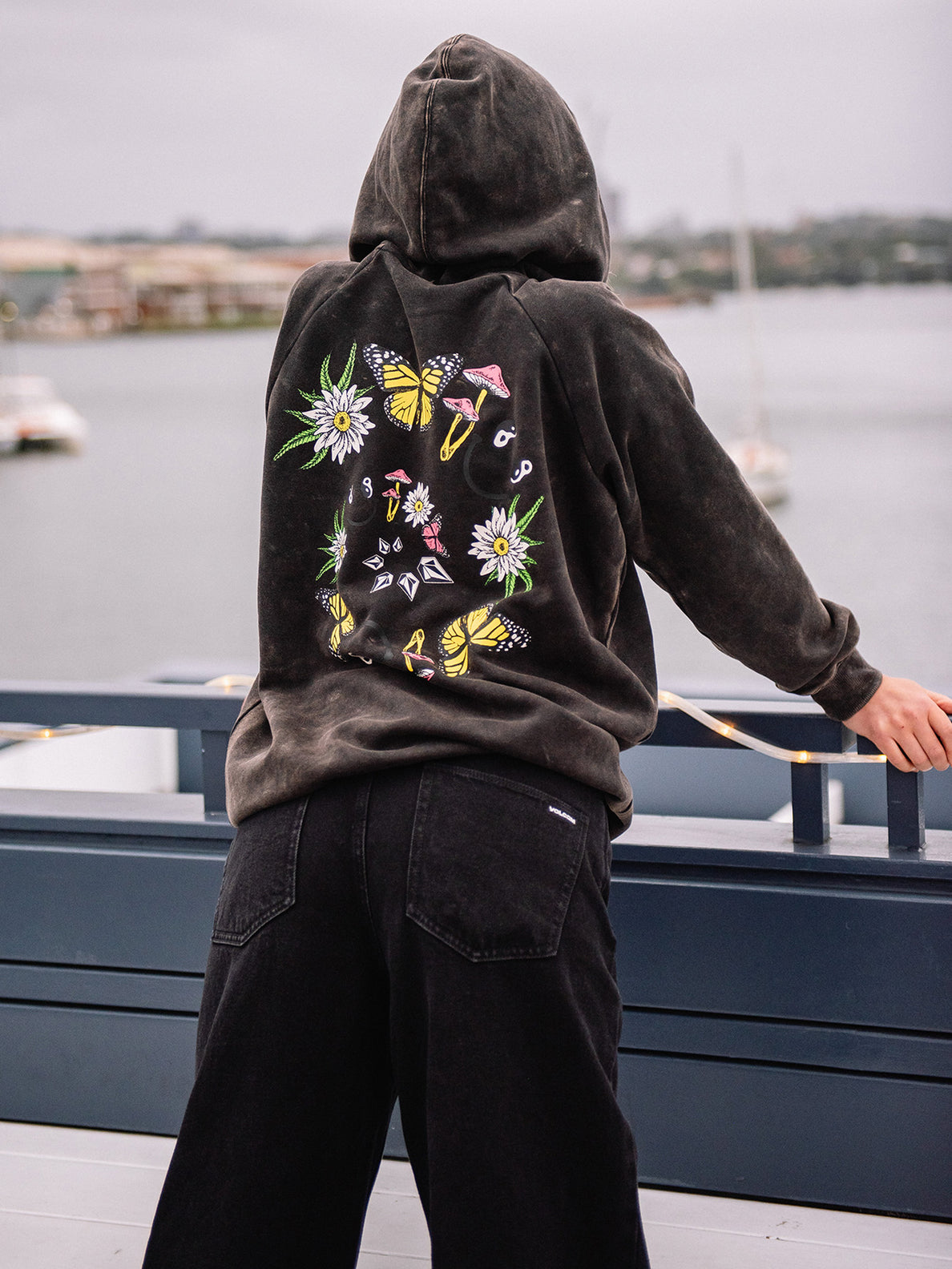 Truly Stoked Hoodie - BLACK (B4132201_BLK) [100]