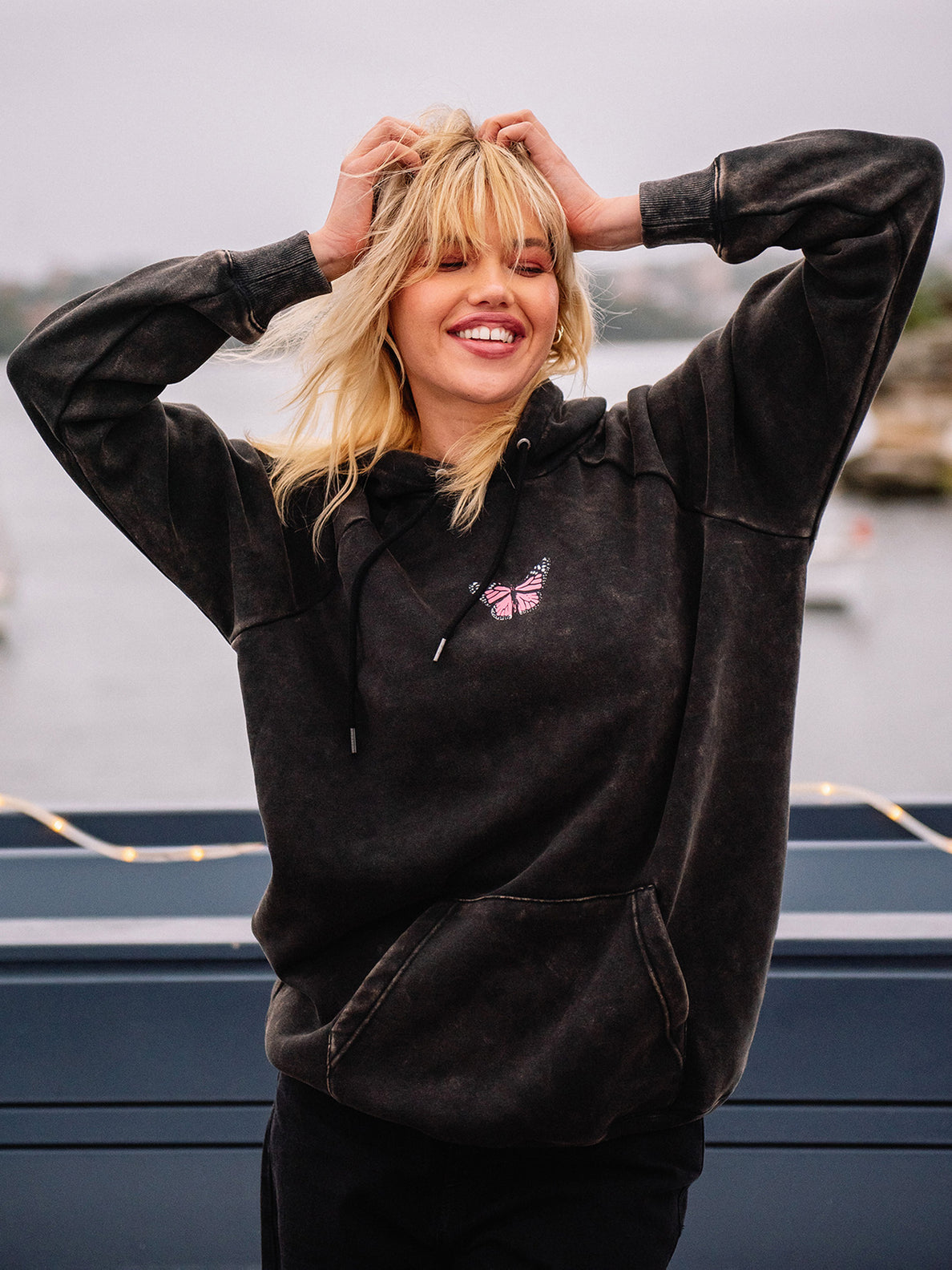 Truly Stoked Hoodie - BLACK (B4132201_BLK) [102]