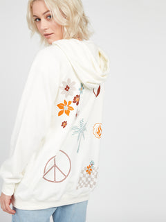 Truly Stoked Hoodie - STAR WHITE