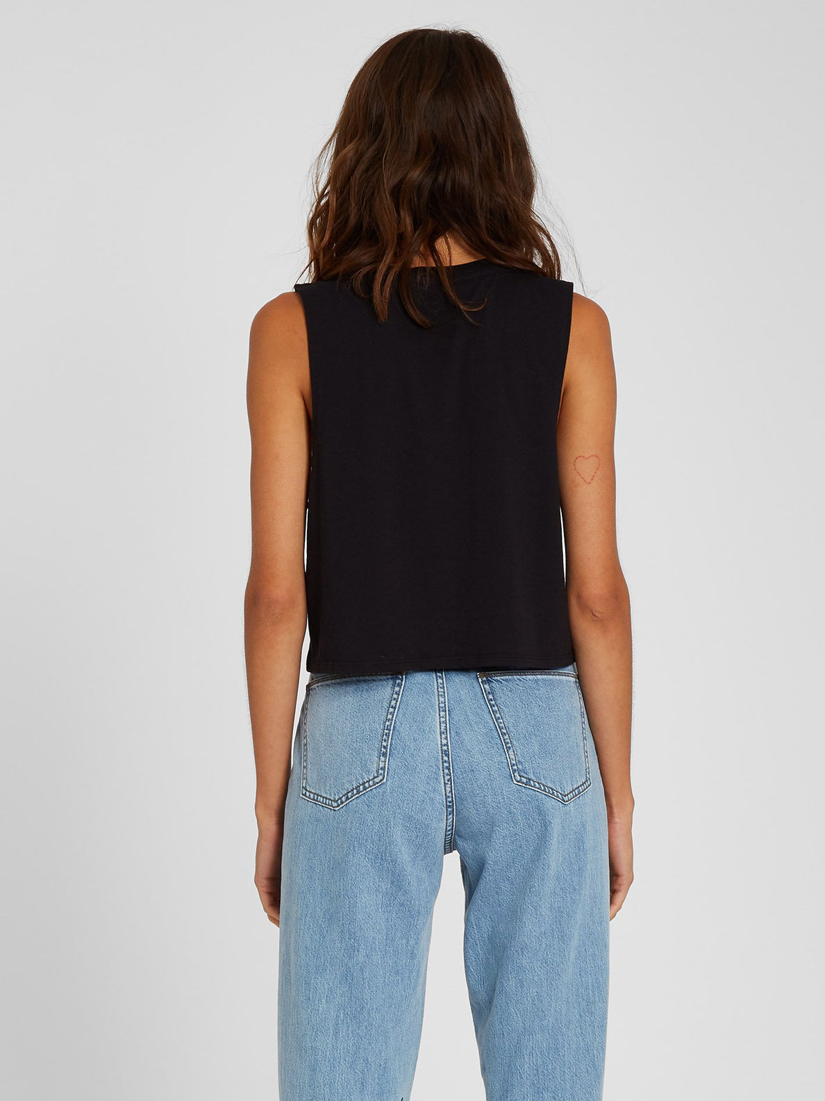 Stone Hour Crop Tank - Black (B4512102_BLK) [B]