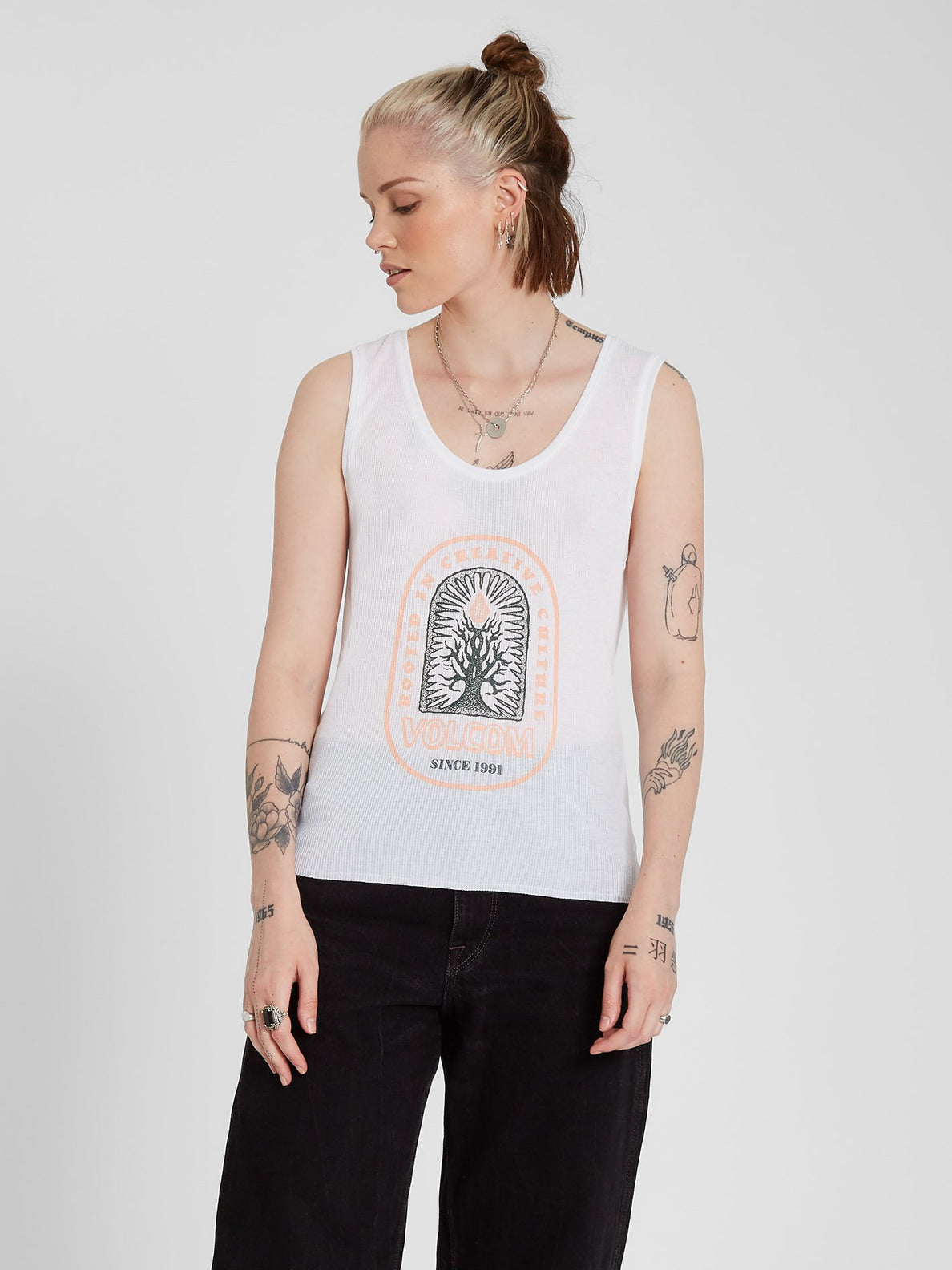 Ribit Up Tank - White (B4512104_WHT) [B]