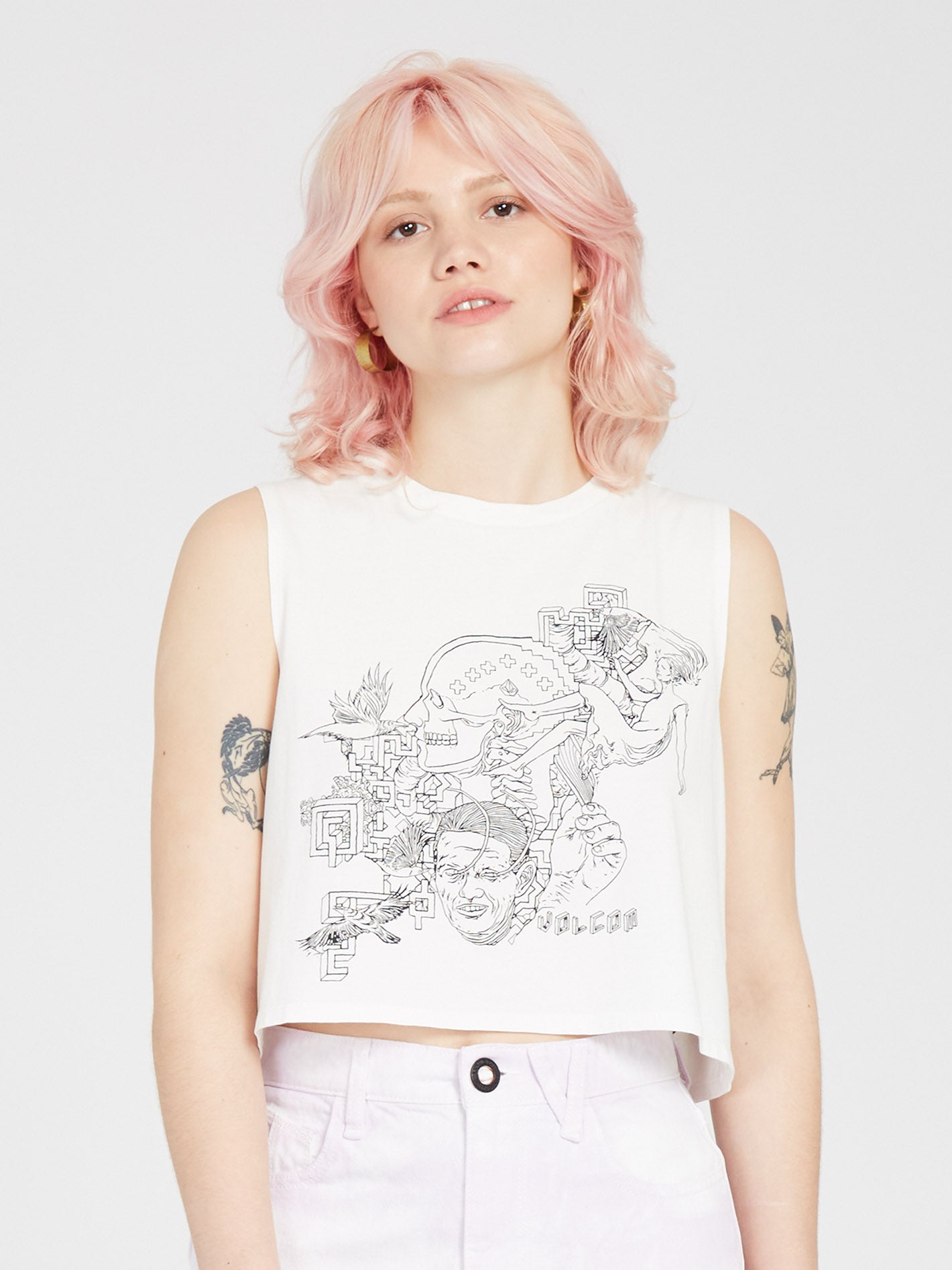 Ed Merlin Murray Tank Top - STAR WHITE
