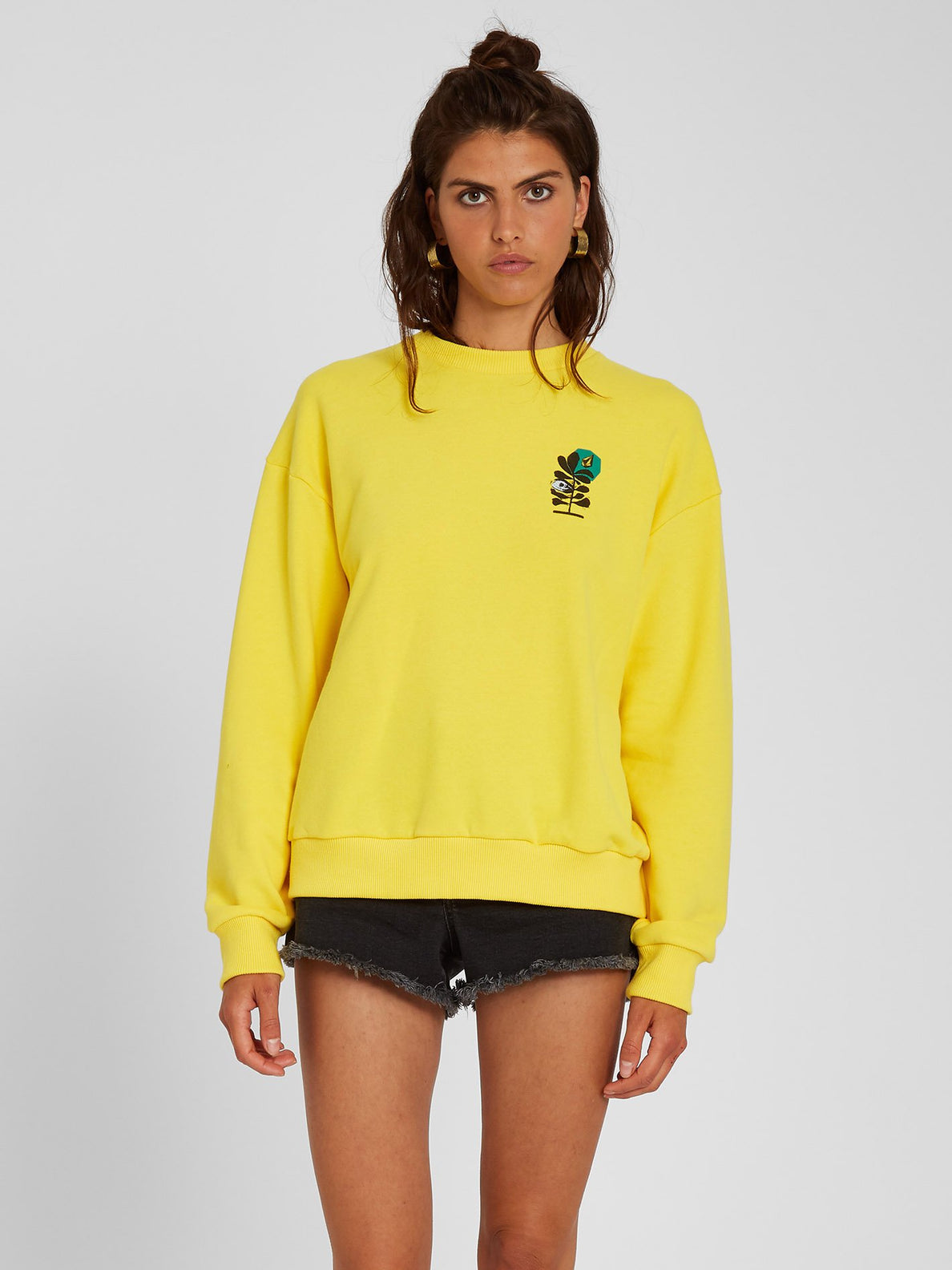 Volcheck Sweatshirt - Acid Lemon (B4612103_ACL) [1]