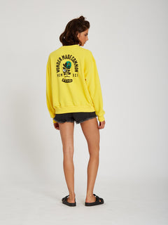 Volcheck Sweatshirt - Acid Lemon (B4612103_ACL) [3]