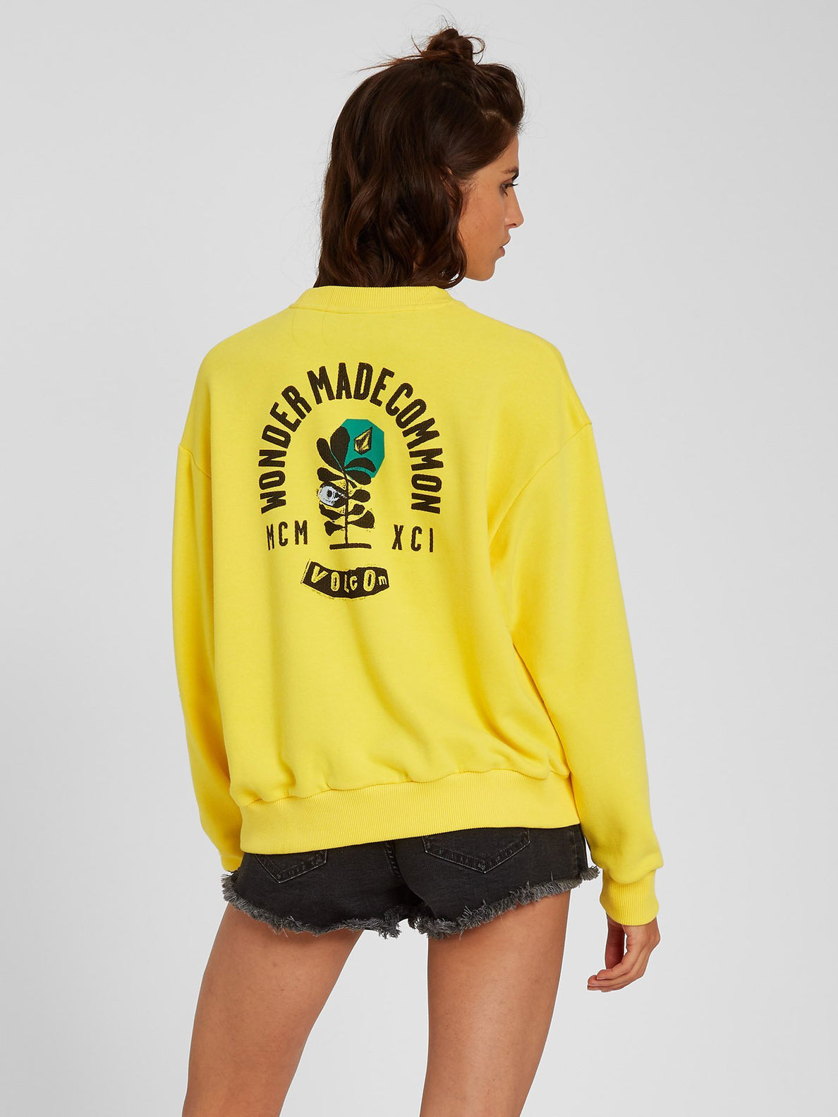 Volcheck Sweatshirt - Acid Lemon (B4612103_ACL) [B]