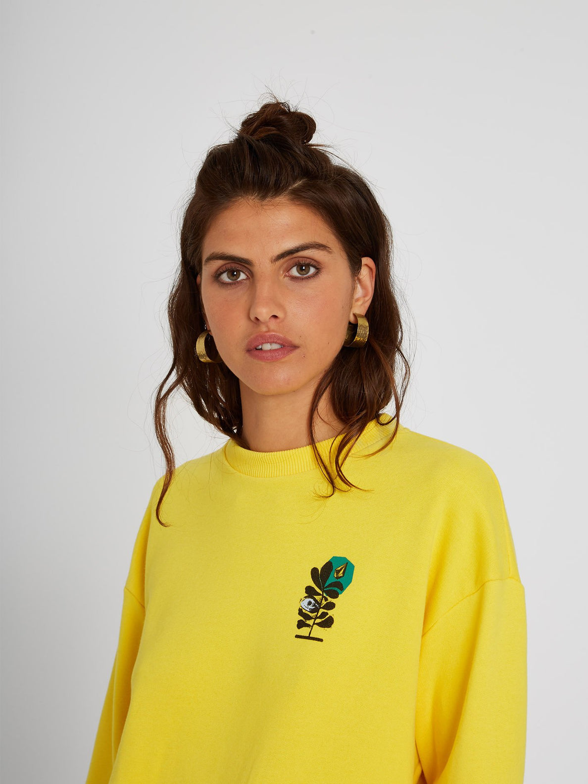 Volcheck Sweatshirt - Acid Lemon (B4612103_ACL) [F]