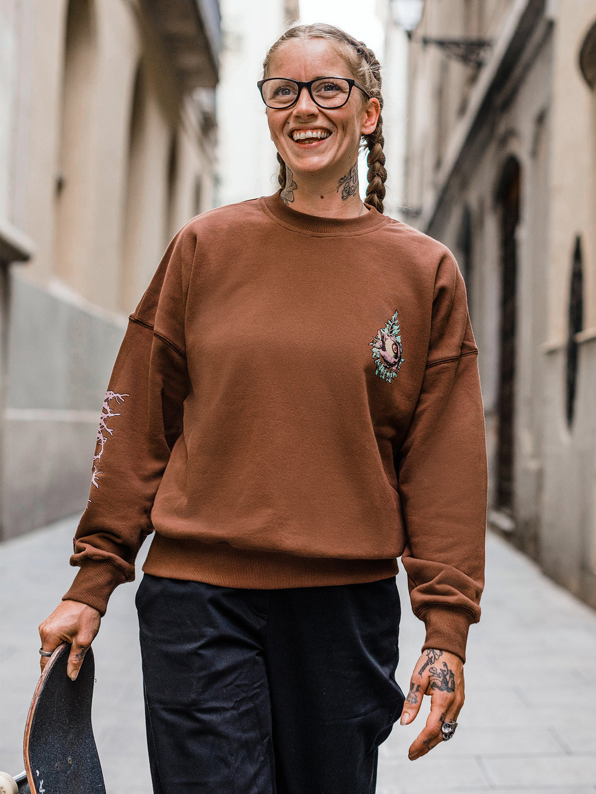 Max Loeffler Sweatshirt - BROWN