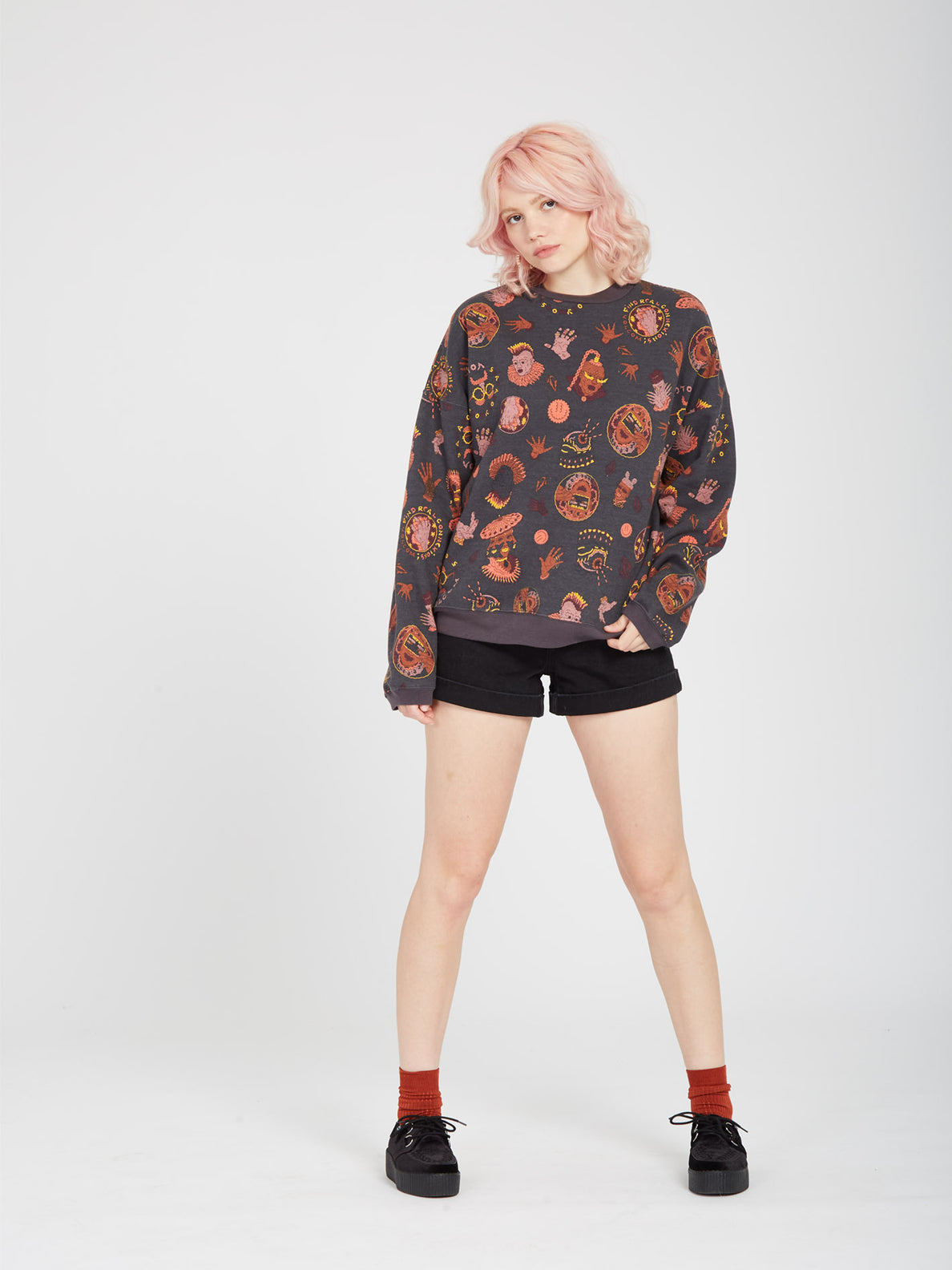 Connected Minds Sweatshirt - BLACK (B4612302_BLK) [2]