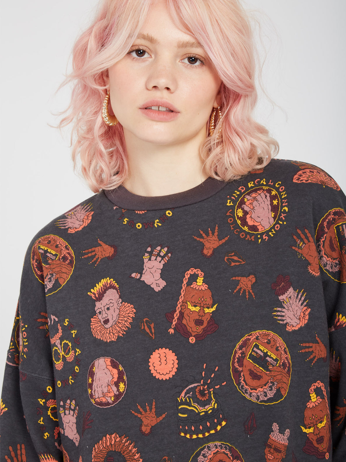 Connected Minds Sweatshirt - BLACK (B4612302_BLK) [3]