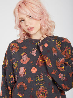 Connected Minds Sweatshirt - BLACK (B4612302_BLK) [4]