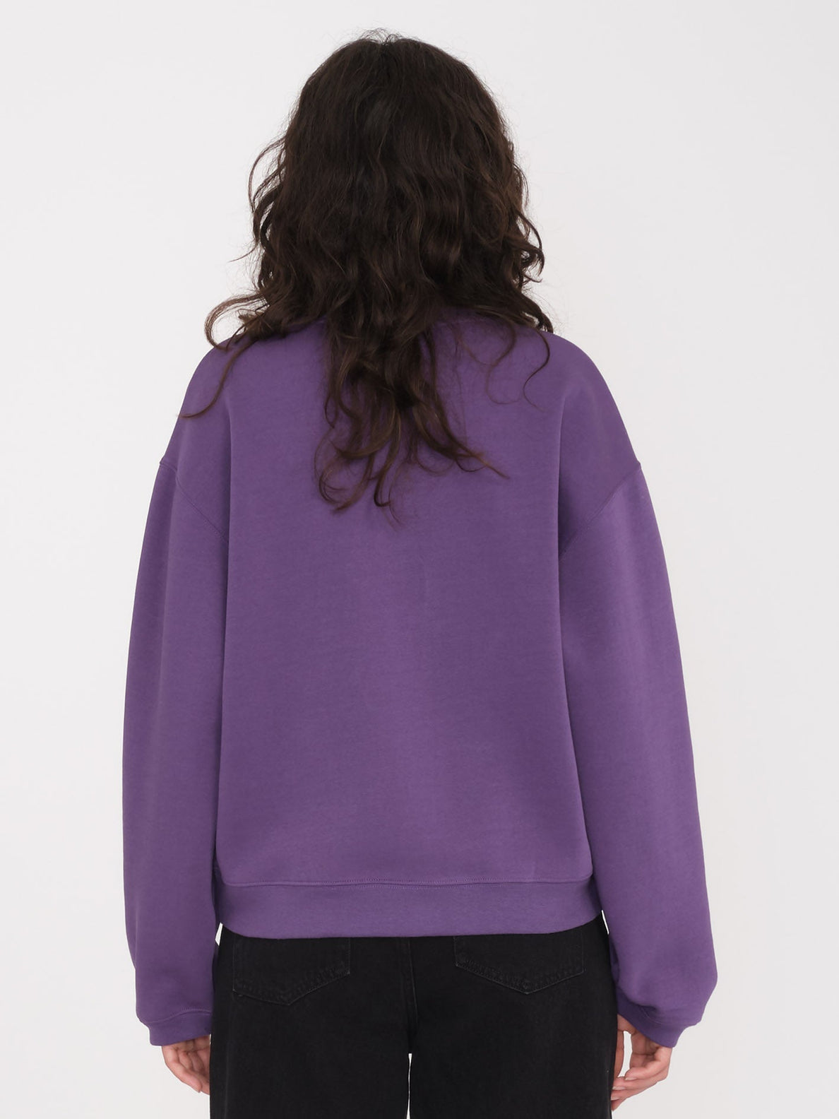 Stone Heart Up Sweatshirt DEEP PURPLE Women Volcom EU