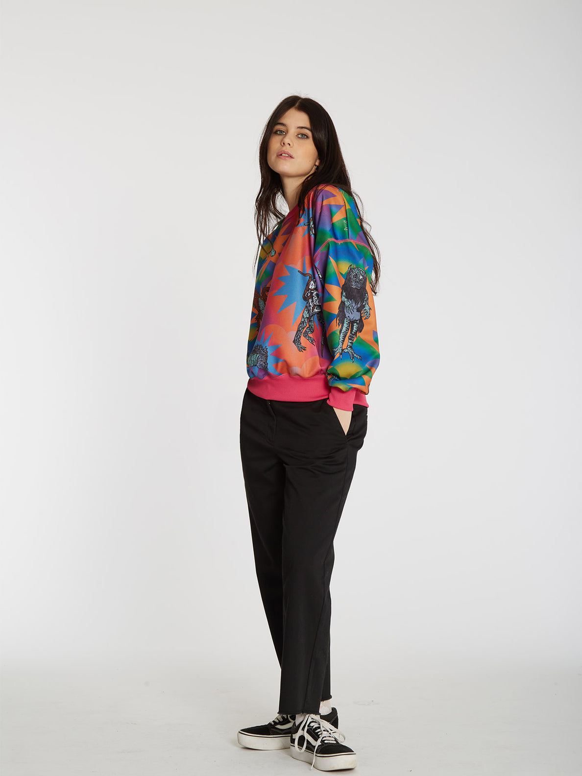 Chrissie Abbott X French Sweatshirt - MULTI (B4632204_MLT) [11]