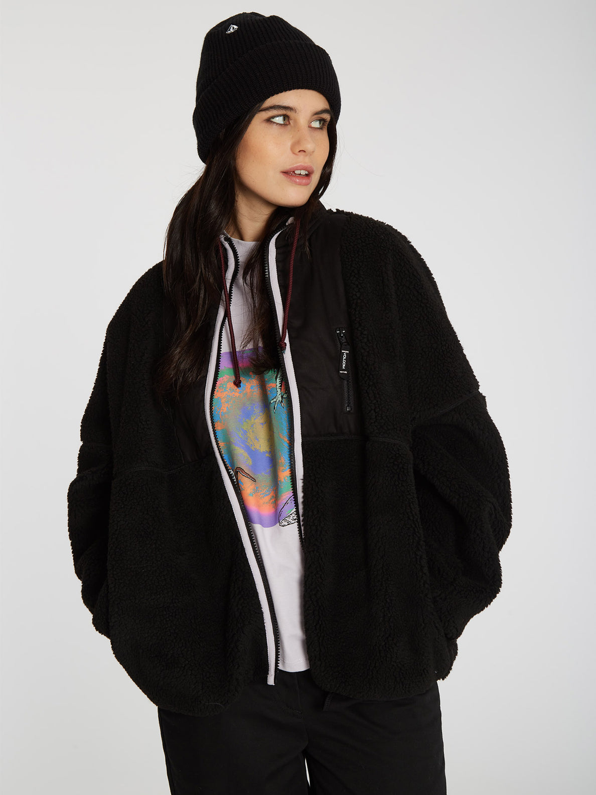 Fuzoff Sherpa Jacket - BLACK (B4832202_BLK) [12]