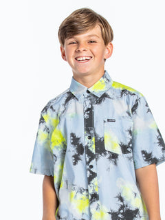 Saturate Shirt - LIME TIE DYE - (BOYS) (C0412231_LTD) [6]
