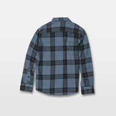 Caden Plaid Shirt - Blue Rinse (C0531906_RNE) [B]