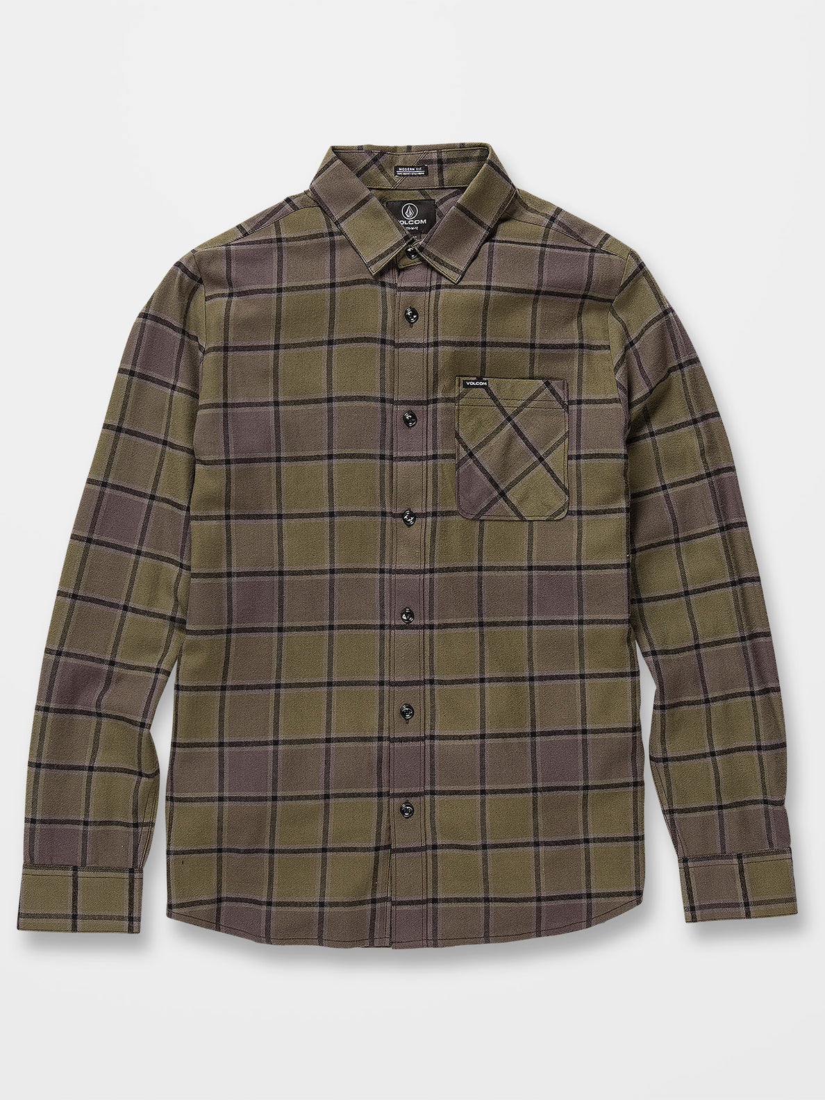 Caden Plaid Shirt - MILITARY - (KIDS) (C0532203_MIL) [F]