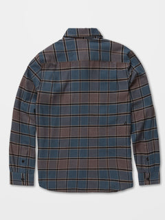 Caden Plaid Shirt - MARINA BLUE - (KIDS) (C0532203_MRB) [B]