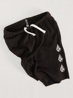 ICONIC STONE FLEECE SHORT (C1032102_BLK) [2]