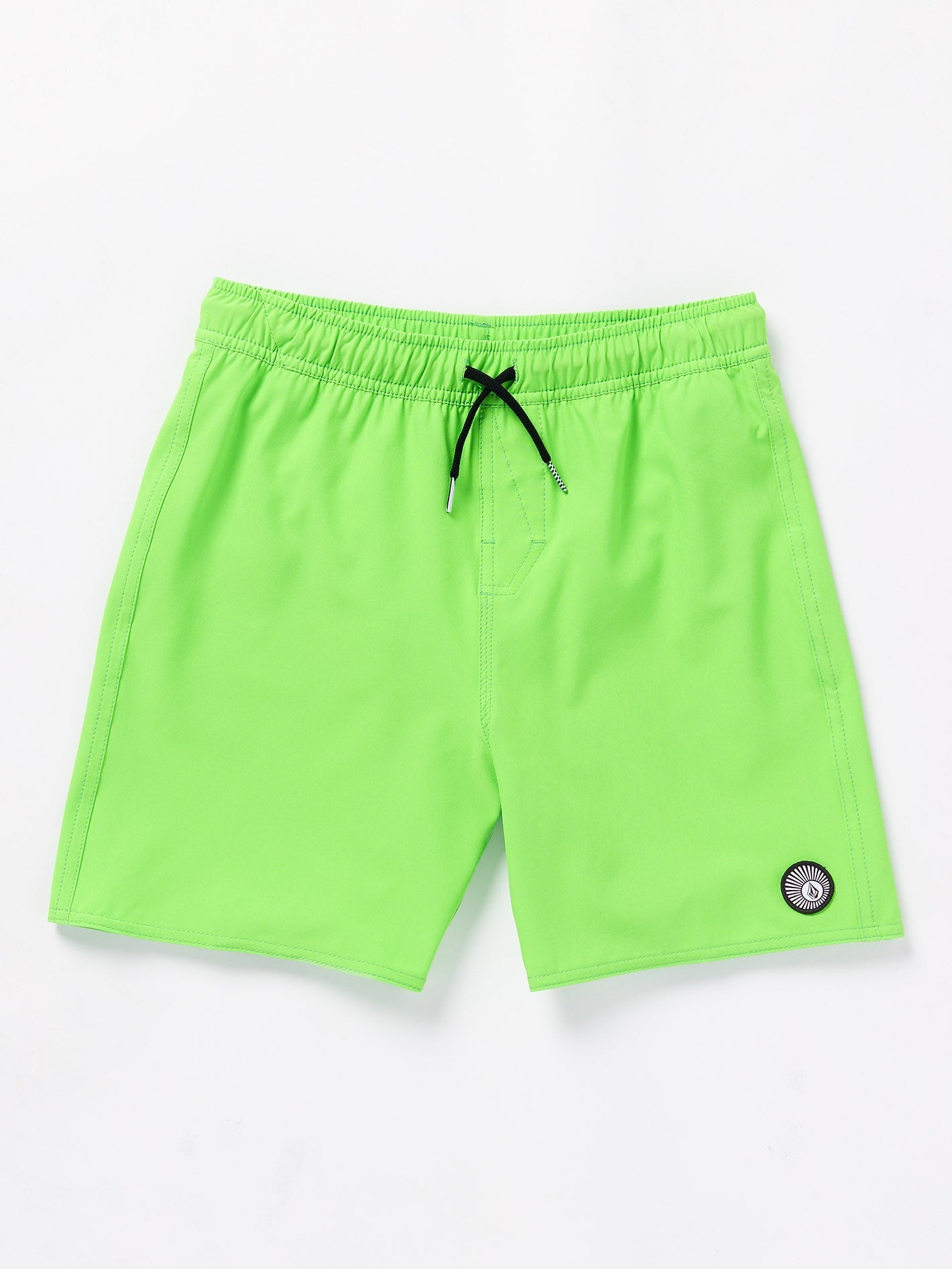 Lido Solid Trunk 15" Boardshort - ELECTRIC GREEN - (KIDS)
