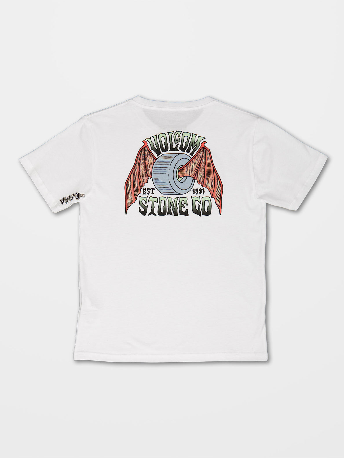 Bat Wheel T-shirt - WHITE - (KIDS) (C3532237_WHT) [B]
