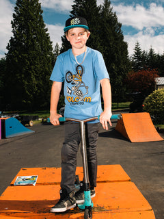 Bat Wheel T-shirt - BLUE DRIFT - (KIDS)