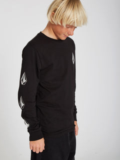 Iconic Stone T-shirt - BLACK - (KIDS) (C3612202_BLK) [11]