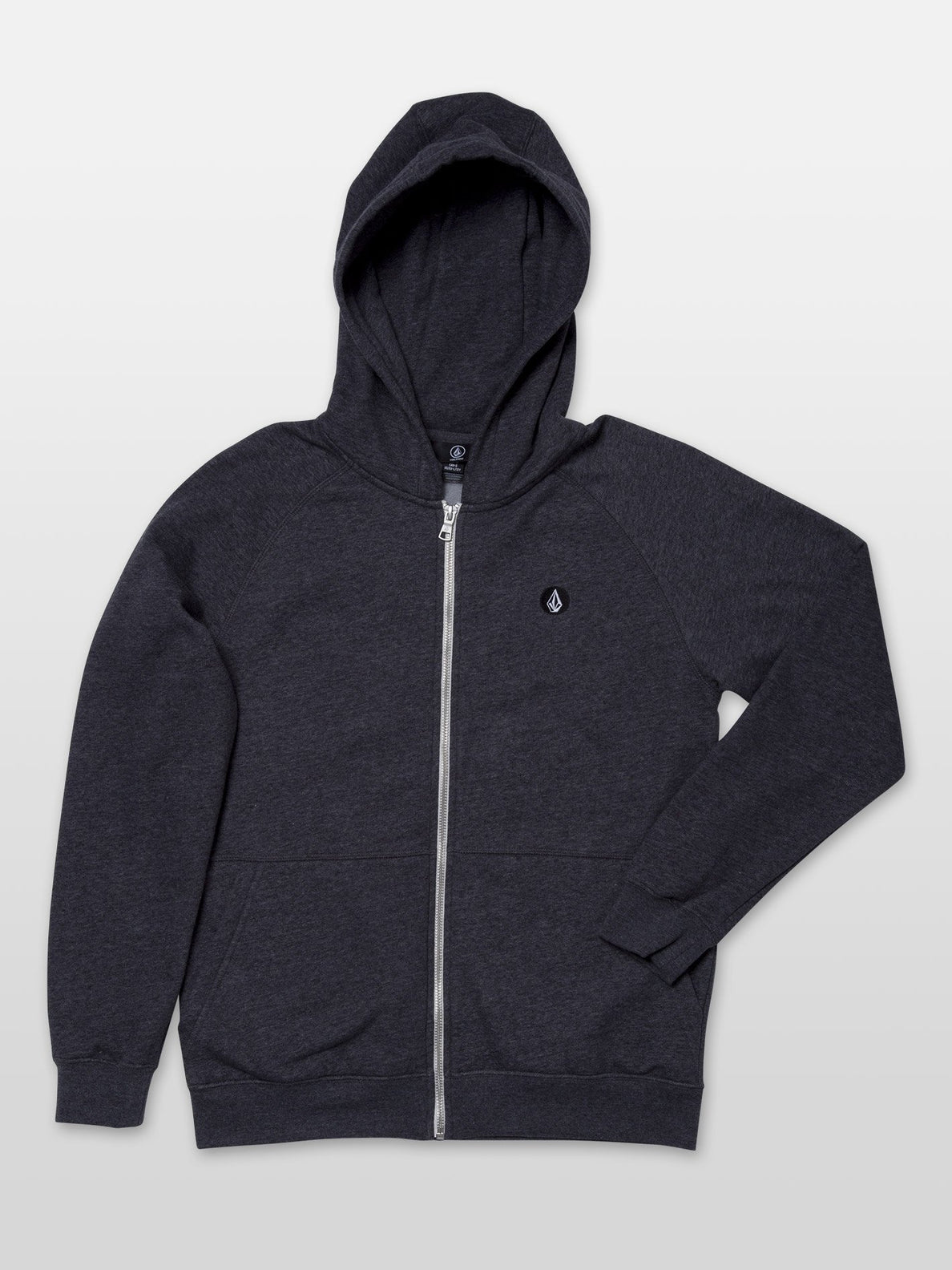 Timesoft Zip Hoodie - Heather Black (C4831906_HBK) [F]