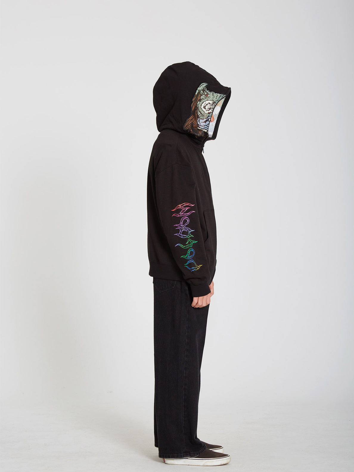 Chrissie Abbott X French Full Zip Hoodie - BLACK - (KIDS) (C4832200_BLK) [11]