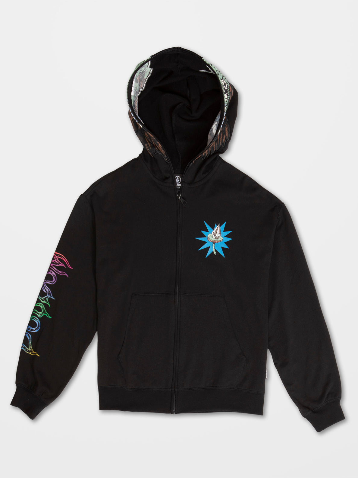 Chrissie Abbott X French Full Zip Hoodie - BLACK - (KIDS) (C4832200_BLK) [1]