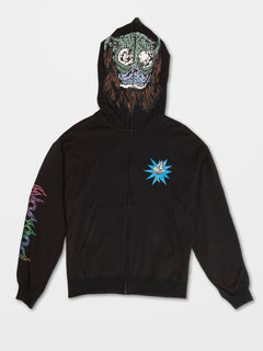 Chrissie Abbott X French Full Zip Hoodie - BLACK - (KIDS) (C4832200_BLK) [3]