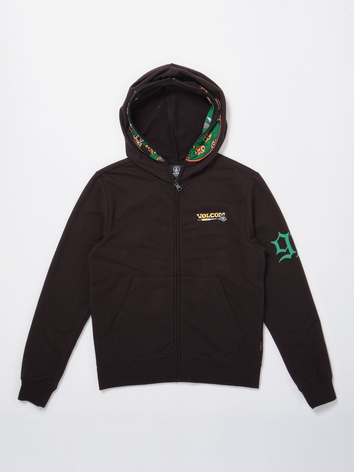 Nando Von Arb Full Zip Sweatshirt BLACK KIDS Volcom EUROPE