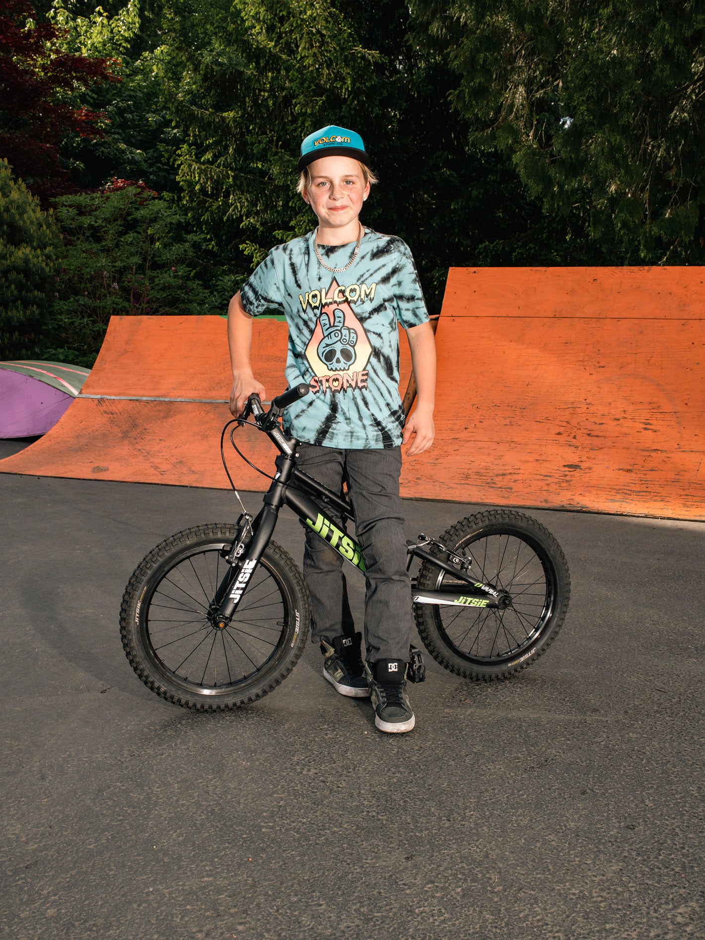 Caiden Dye T shirt KIDS Volcom Europe