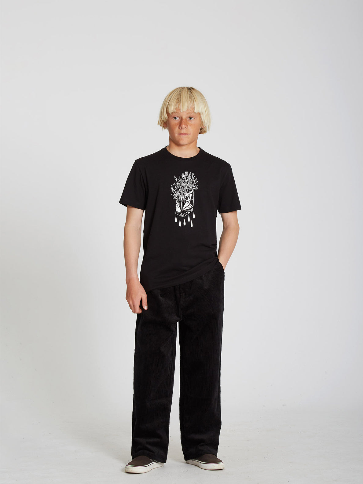 Vaderetro T-shirt - BLACK - (KIDS) (C5232232_BLK) [F]