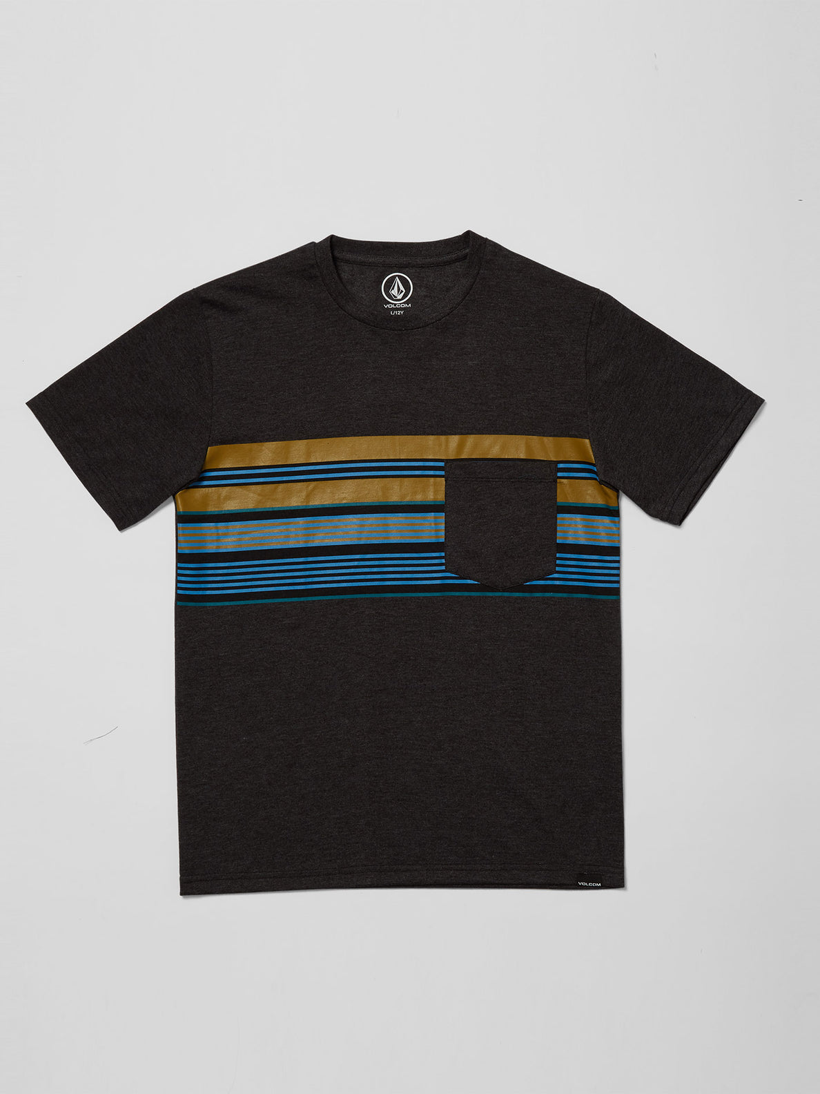 Line Stack T-shirt - Heather Black (C5712112_HBK) [F]