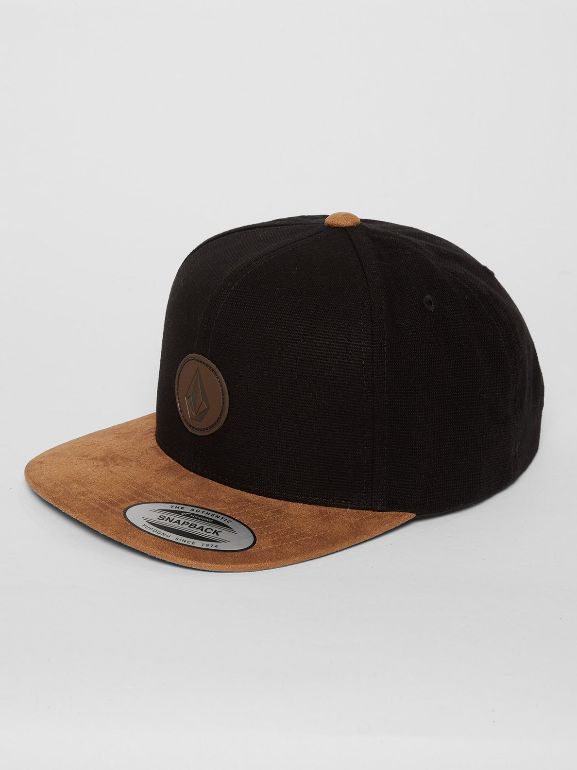 Quarter Fabric Cap Brushed Black