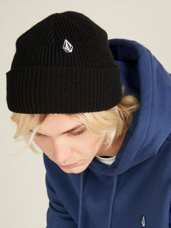 Full Stone Beanie - BLACK