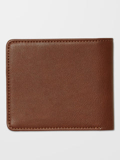 Slim Stone S Wallet - BROWN (D6032054_BRN) [B]