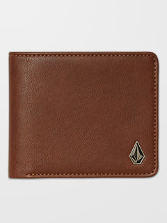 Slim Stone S Wallet - BROWN (D6032054_BRN) [F]