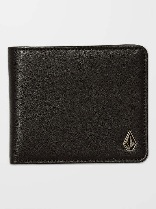 Slim Stone Large Wallet - BLACK (D6032055_BLK) [F]