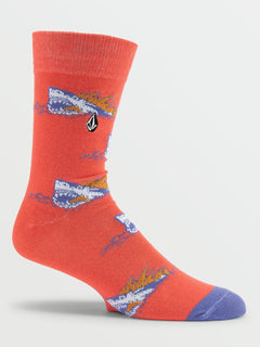 True Socks - SCREAM RED