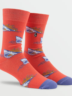 True Socks - SCREAM RED