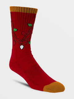 Vibes Socks - RIBBON RED (D6302003_RNR) [B]