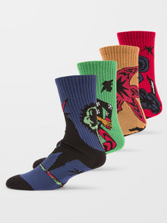 Bob Mollema Socks (4 pieces) - ASSORTED COLORS